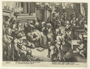 Paulus wekt Eutychus op Geschiedenis van de apostelen