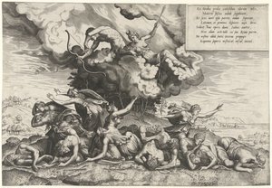 Apollo en Diana doden de kinderen van Niobe