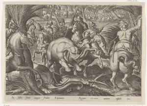 Jacht op olifanten (Jachttaferelen)