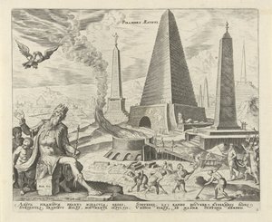 Piramiden van Egypte door Philips Galle