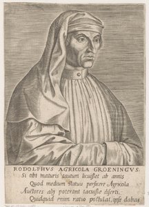 Portret van Rudolf Agricola door Philips Galle
