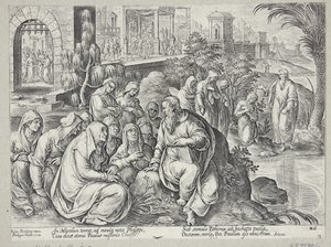 St. Paulus spreekt met de vrouwen van Filippi