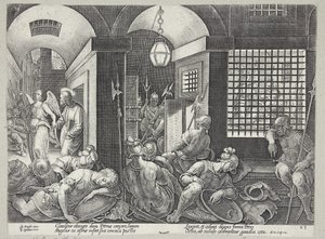 Sint-Pieter bevrijd uit de gevangenis door de engel