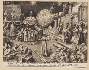 Matigheid, uit De zeven deugden door Philips Galle