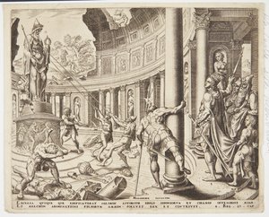 De vernietiging van de tempel van Astarte, Chemosh en Milcom