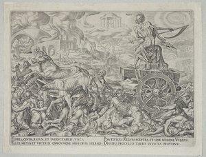 De triomf van de dood door Philips Galle