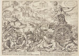 De triomf van de dood door Philips Galle