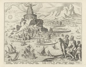 Vuurtoren van Alexandrië door Philips Galle