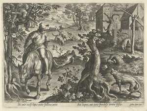 Wolvenjacht met vallen (Jachttaferelen)