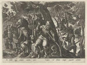 Zwijnenjacht met geweren