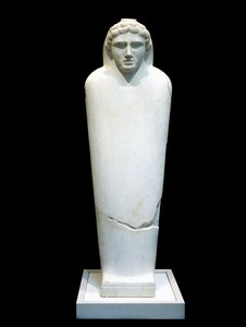 Sarcophagus van een Jongeling, 5e-4e eeuw v.Chr. door Phoenician Phoenician