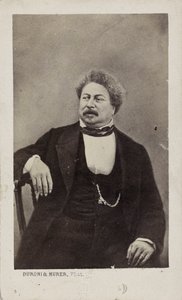 De auteur Alexandre Dumas père 1802-1870, 1870