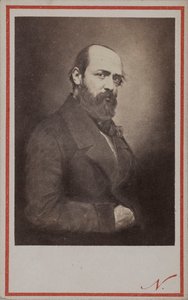 Portret van Henri Murger 1822-1861, 1861 door Photo studio Nadar.