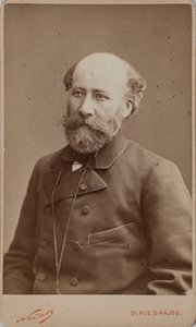 Portret van Octave Feuillet 1821-1890 door Photo studio Nadar.