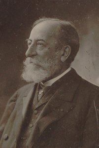 Portret van de componist Camille Saint-Saëns 1835-1921, 1910 door Photo studio Nadar.