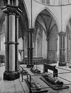 Interieur van de Temple Church, City of London, c1905 1906