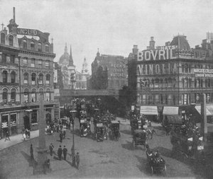 Ludgate Circus en Ludgate Hill, City of London