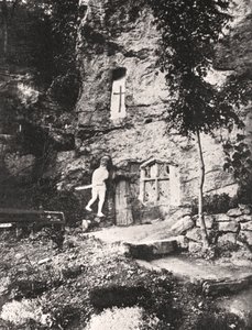 St. Roberts Kapel, Knaresborough, 1924-1926 door Photochrom Co Ltd of London
