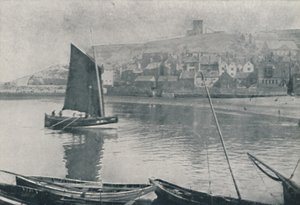 Haven van Whitby door Photochrom Co Ltd of London