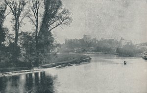 Windsor Castle, 1910 door Photochrom Co Ltd of London