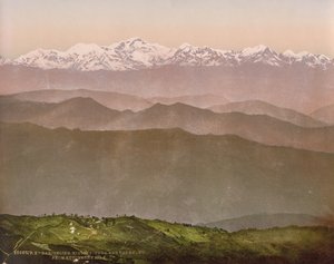 Darjeeling. Kinchinjunga en de Sneeuws van Kutcherry Hill