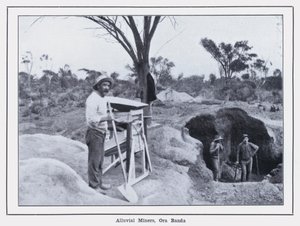 Alluviale mijnwerkers, Ora Banda door Photographer Australian
