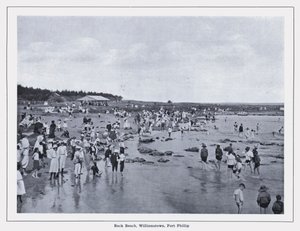 Achterstrand, Williamstown, Port Phillip door Photographer Australian