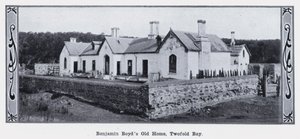 Het oude huis van Benjamin Boyd, Twofold Bay door Photographer Australian