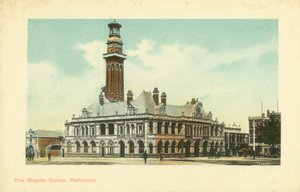 Brandweer Kazerne, Melbourne, Victoria, Australië (foto)