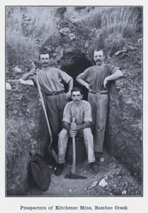Prospectors van Kitchener Mine, Bamboo Creek door Photographer Australian