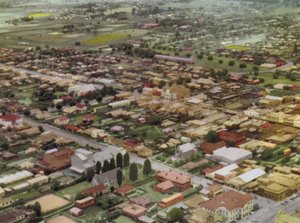 Queensland, Australië: Toowoomba vanuit de lucht