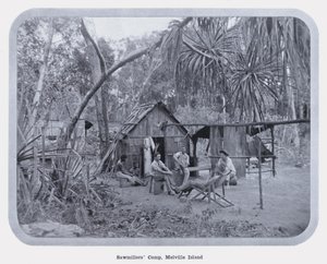 Houthakkerskamp, Melville Island door Photographer Australian