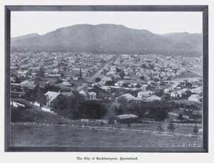 De stad Rockhampton, Queensland door Photographer Australian