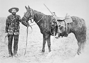 Een Metis verkenner van de North-West Mounted Police