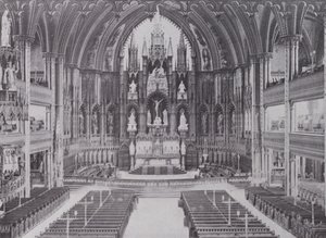 Interieur Notre Dame Kathedraal, Montreal
