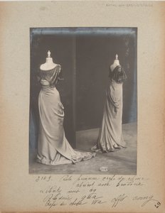 Albumblad: House of Worth, Baljurk door Photographer French