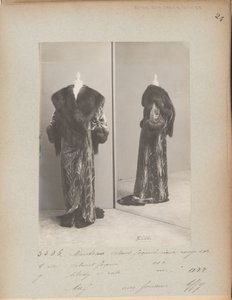 Albumblad: House of Worth, Avondjas door Photographer French