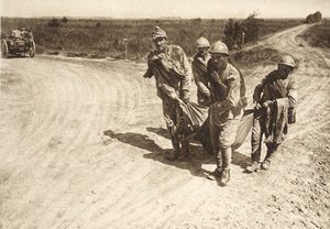 Een scène aan het front ten noorden van Focsani
