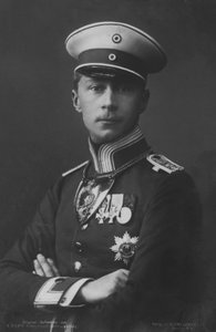 Kroonprins Wilhelm, oudste zoon van Kaiser Wilhelm II van Duitsland