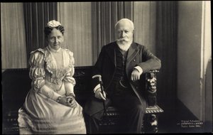 Groot Hertogin Luise van Baden, Friedrich I, Liersch door Photographer German