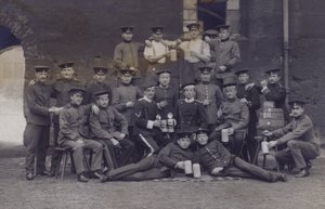 Groep Duitse soldaten door Photographer German