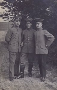 Groep van drie Duitse soldaten