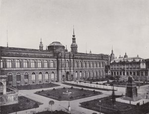 Koninklijke Schilderijgalerij, uitzicht vanaf de Zwinger door Photographer German