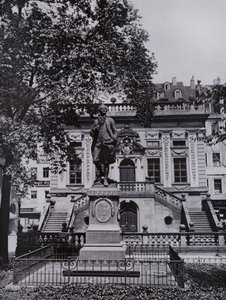 Leipzig: Goethe-Denkmal Op De Naschmarkt door Photographer German