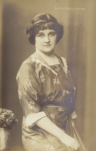 Mizi Marx Schroth, Duitse operazangeres door Photographer German
