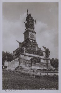 Nationaldenkmal, monument ter herdenking van de eenwording van Duitsland, Rüdesheim am Rhein, Hessen
