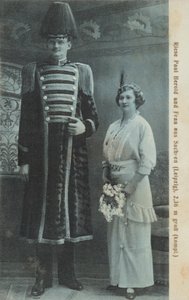 Paul Herold, Duitse reus, en zijn vrouw