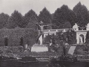 Potsdam, Siciliaanse Tuin, Boogschutter (zw/w foto) door Photographer German