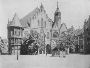Stadhuis (zwart-wit foto)