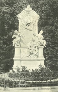Robert Schumann Memorial, Bonn, Duitsland door Photographer German